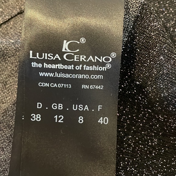 Luisa cerano cardigan wrap with belt and buttons size 8 - Picture 2 of 3